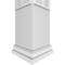 Ekena Millwork Craftsman Classic Square Non-Tapered Magnolia Fretwork Column w/ Prairie Capital & Prairie Base CC1009ENMGLPRPR - alternate 3